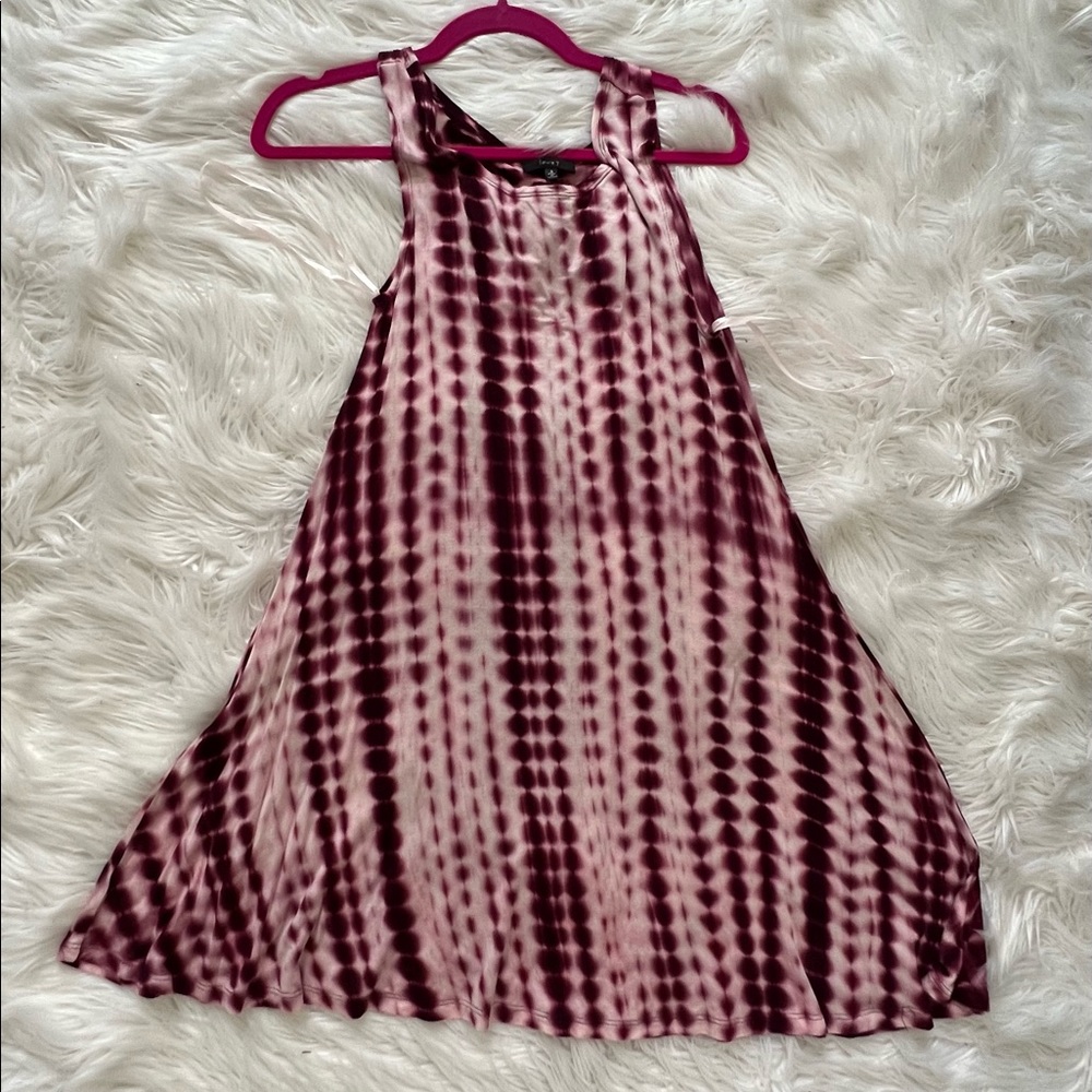 Love J tie die dress